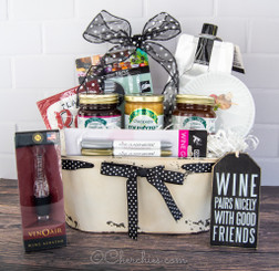 Deluxe Charcuterie and Wine Gift Set