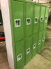 12" wide x 12" deep x 60" High New Overstock Pea Green Double Tier 5 Frames 10 Lockers