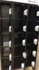 12" wide x 12" deep x 60" High New Overstock Black 5 Tier Lockers 15 Locker Unit