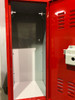 15" wide x 15" deep x 72" high New Heavy Duty Double Tier Red 6 Locker Unit