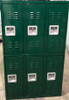 12" wide x 12" deep x 60" High New Overstock Green 3 Frames 6 Lockers