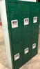12" wide x 12" deep x 60" High New Overstock Green 3 Frames 6 Lockers