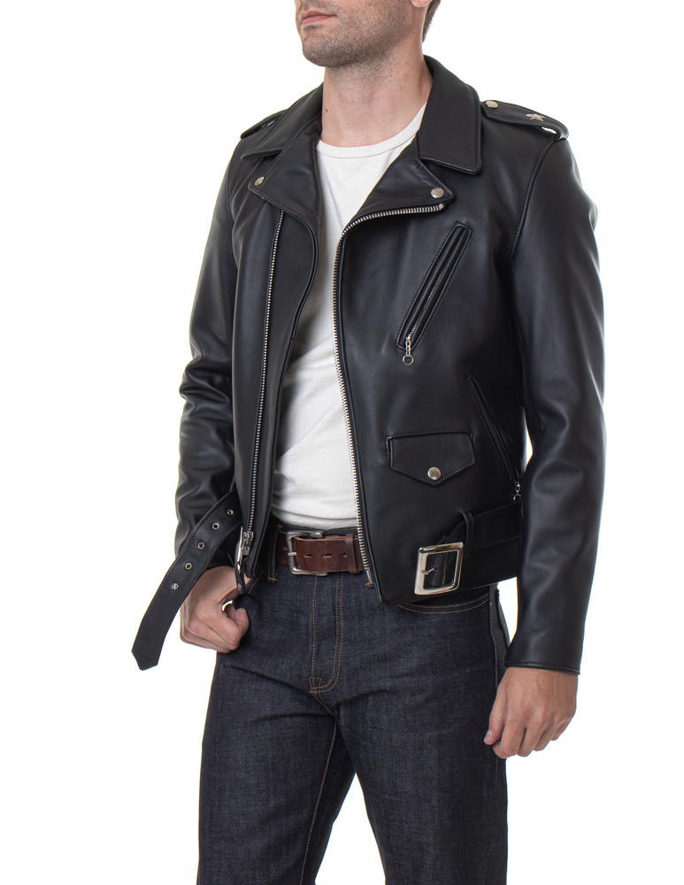 Shop 118 Classic Perfecto Leather Motorcycle Jacket Online