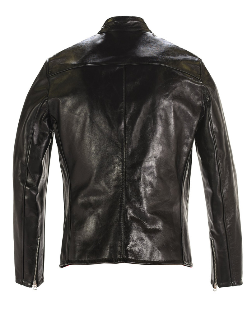 Style Number 654 Cowhide Fitted Casual Racer Jacket