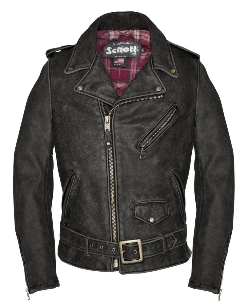 Vintaged Fitted Cowhide Leather Motorcycle Jacket - SUNSET LEATHER