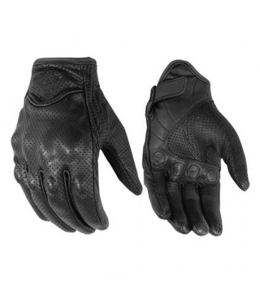 Perforated Sporty Gloves