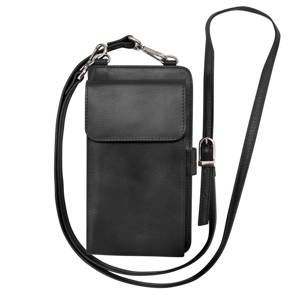 Crossbody organizer with removable Strap Phone Compartment