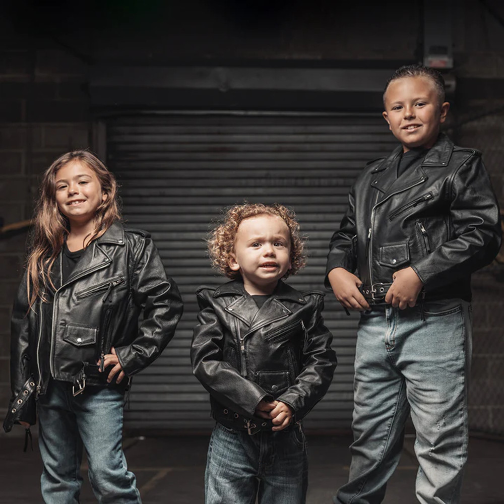 Kids Leather Jackets Jacket Cool Baby Boys Girls Motorcycle Biker Coat  Outerwear | eBay