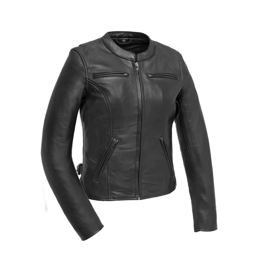 Shop Competition - Women's Leather Motorcycle Jacket Online - SUNSET LEATHER