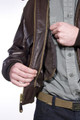 Schott A-2 Naked Cowhide Leather Flight Jacket 