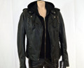 Ladies Soft Leather With Removable Hoodie 