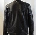 Leather classic with chest pockets low collar 