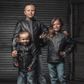 Kid's Biker Leather Jacket - Lightweight, Bambino Leather