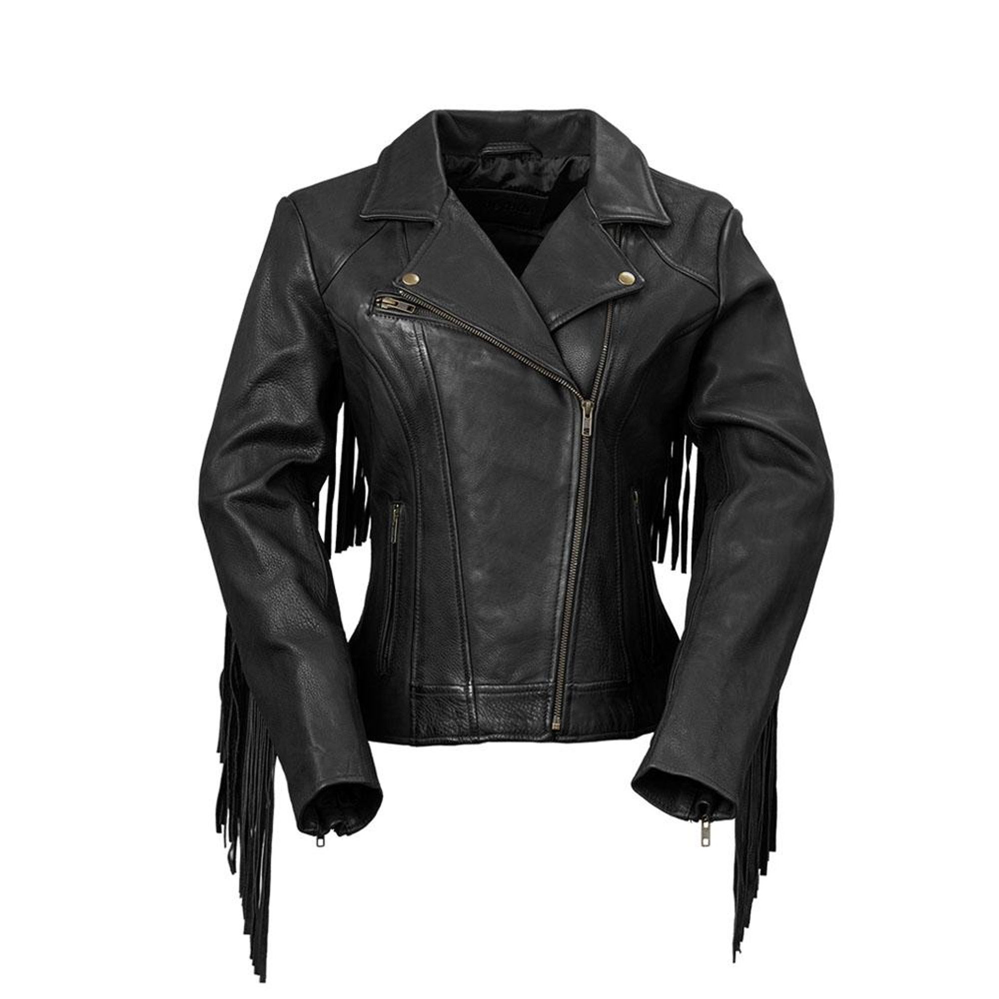 women's fringe leather jacket