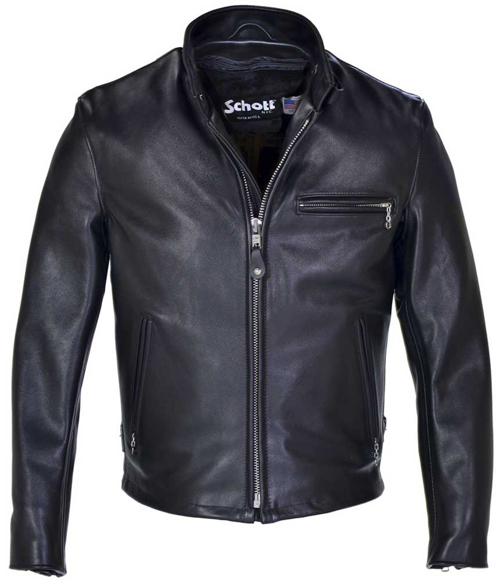 Schott Nyc Mens Classic Cafe Racer