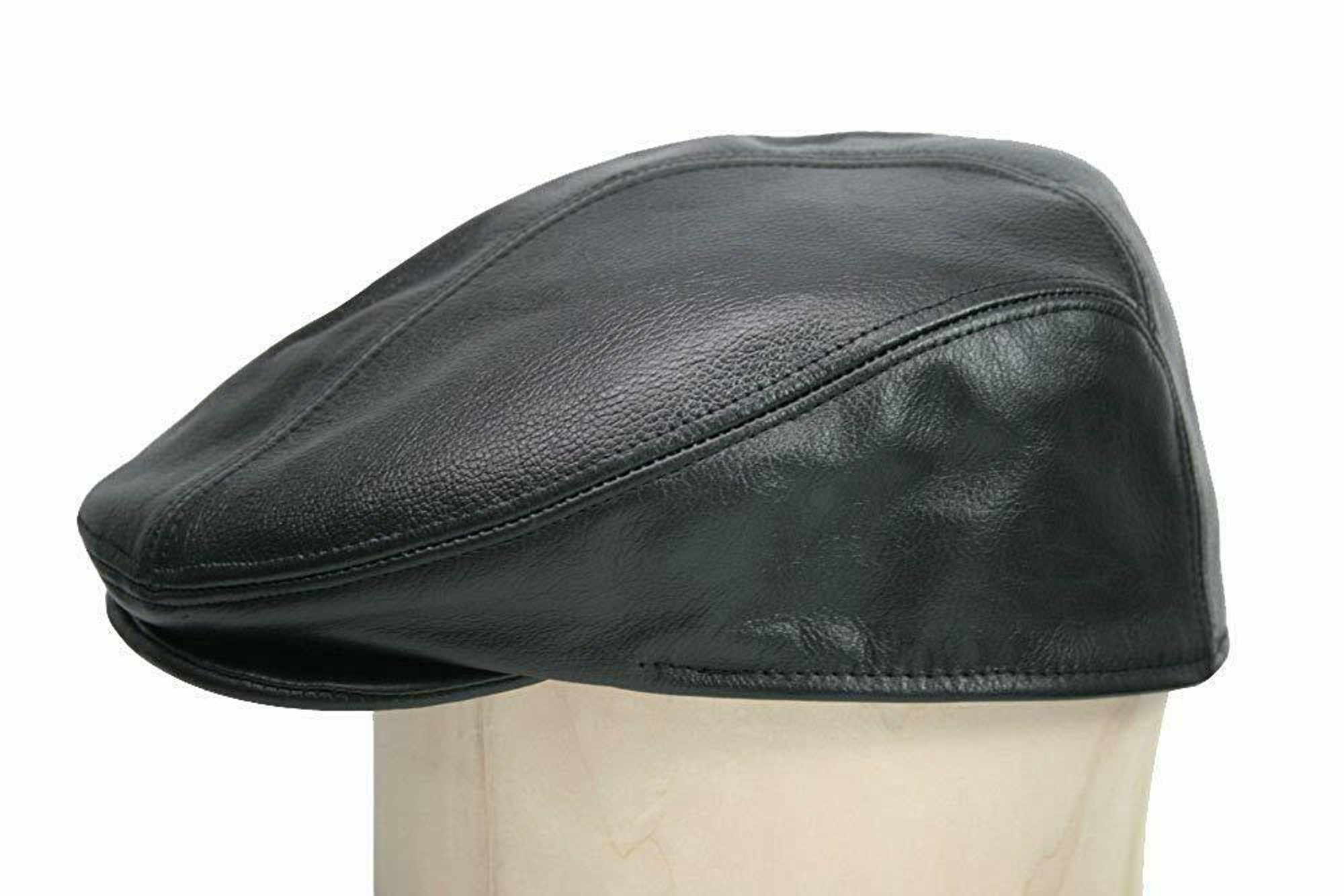 Leather hot sale driving cap