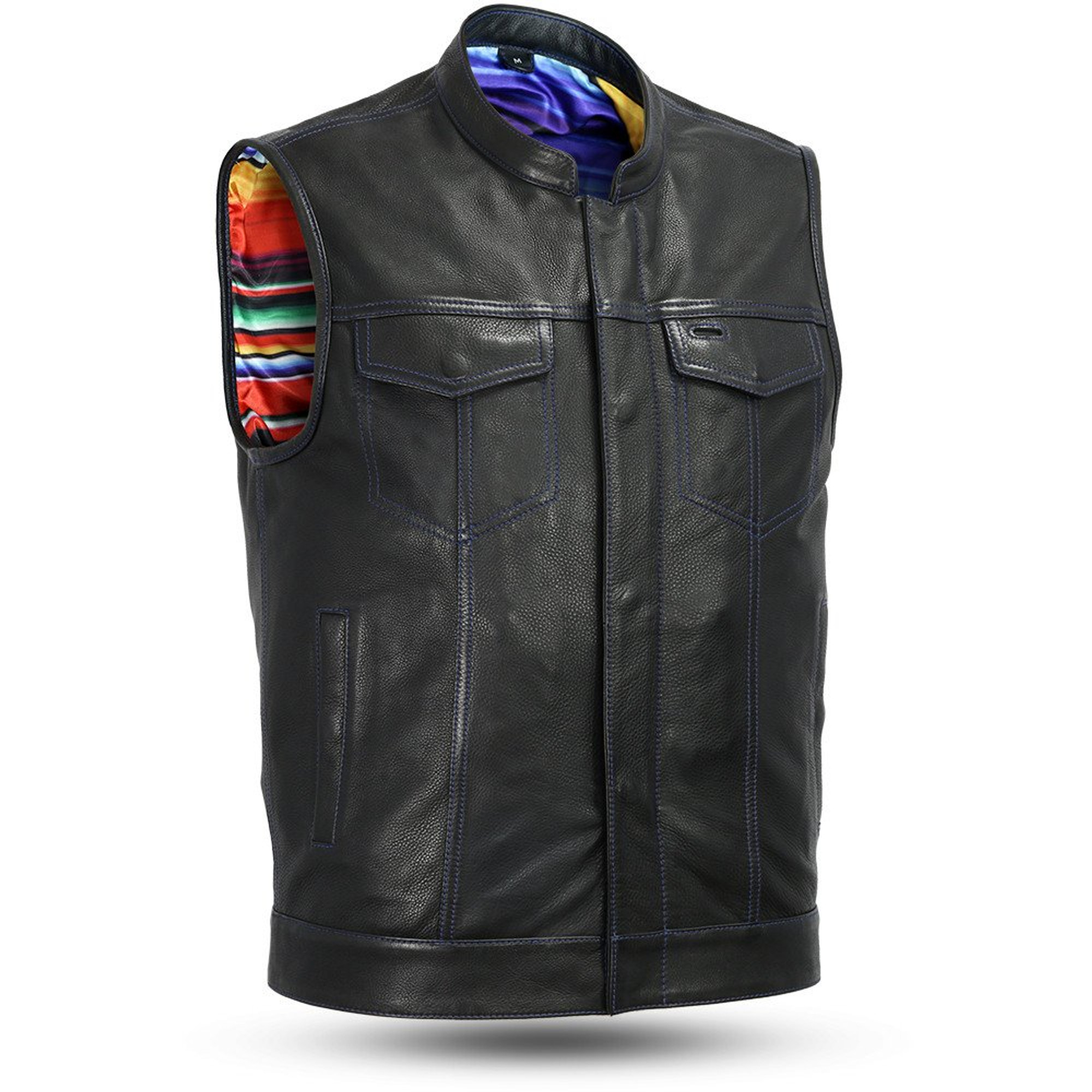 Build Your own Leather Custom Vest - SUNSET LEATHER