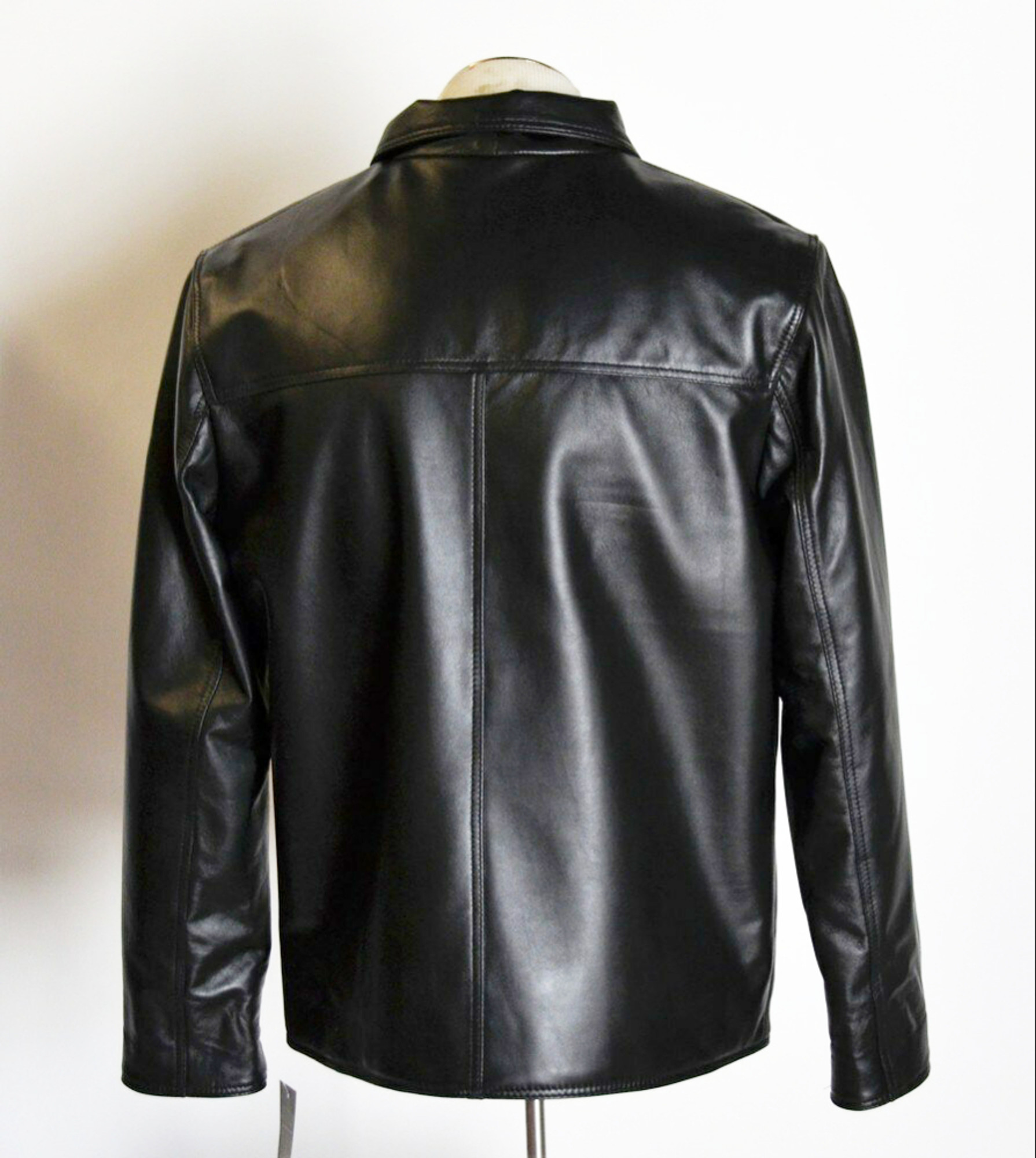 Men Hipster Classic Light Weight Leather Jacket