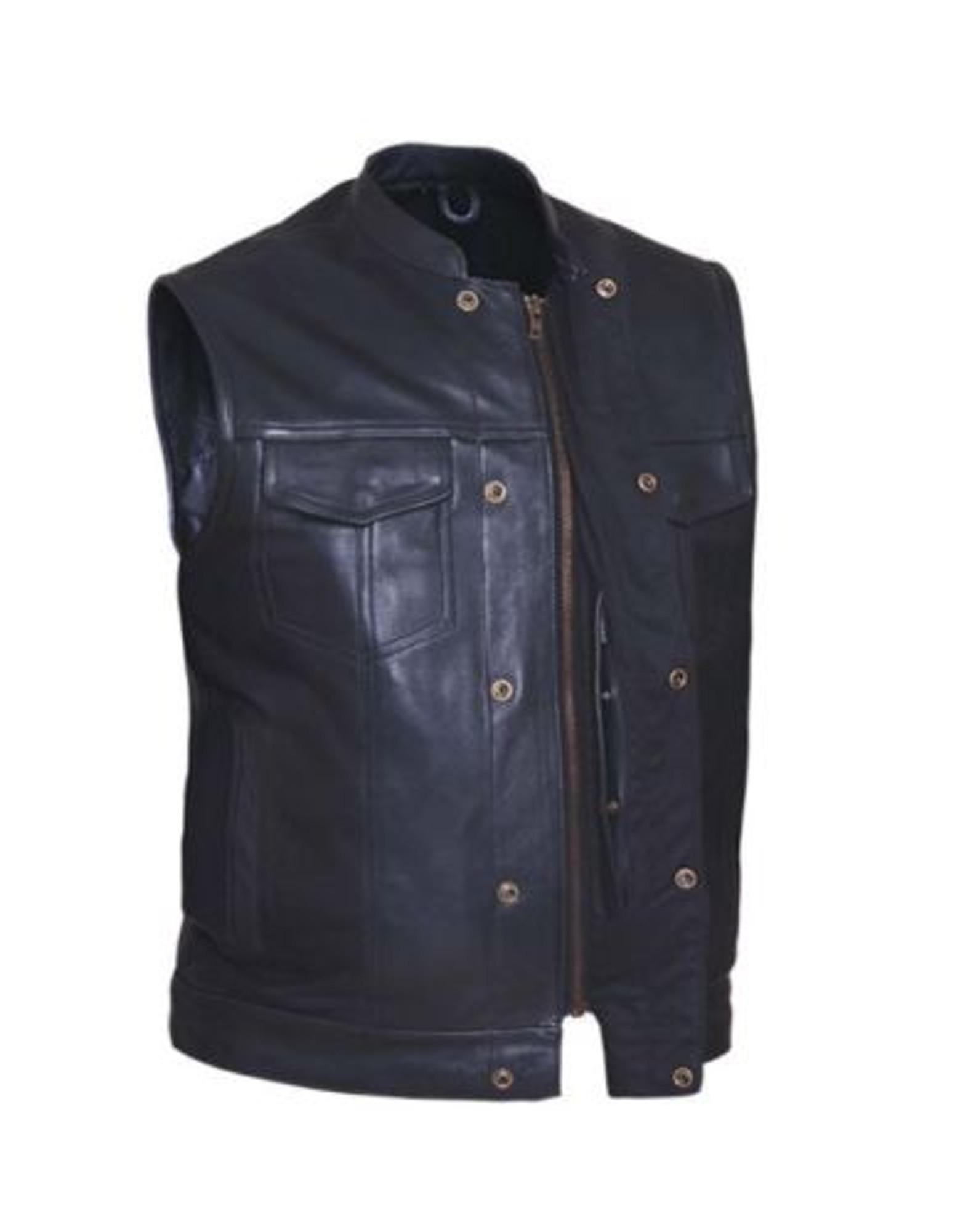 Mens cowhide store vest