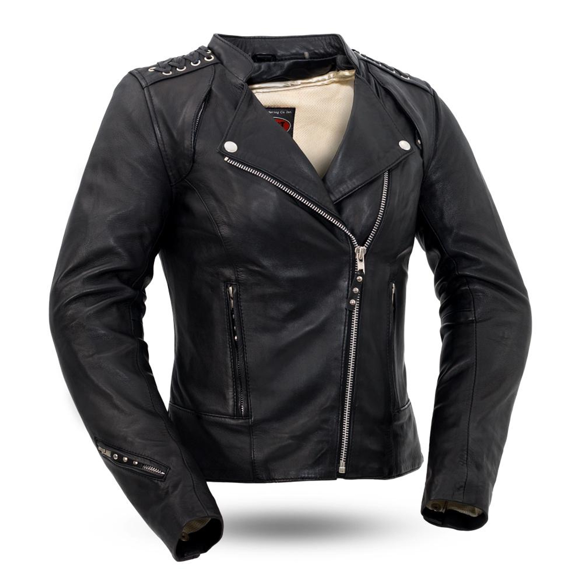 Women Biker Leather Jacket Designer Winter Collection