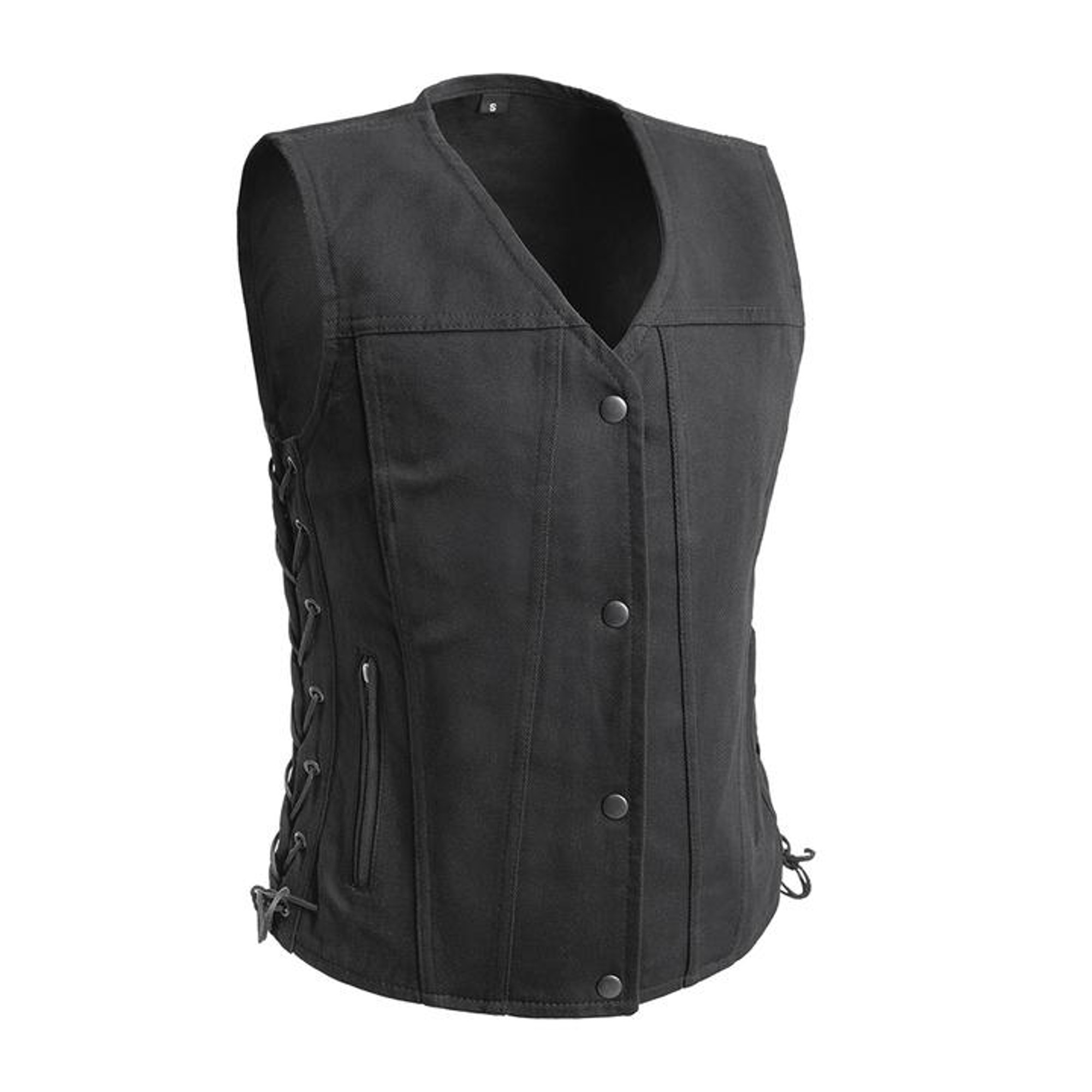 Tiff- Women's Motorcycle Twill Vest