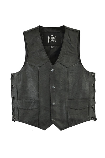Kids Traditional Style Side Lace Vest
