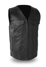  Badlands Men's Motorcycle Leather Vest