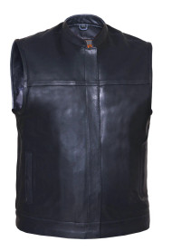 Men's Premium Club Vest - Soft Cowhide Leather