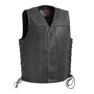 MOTORCYCLE LEATHER VEST