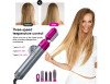 5 IN 1 Hair Dryer Brush Hot Comb Air Volumizer Curler Straightener Curling Style Grey