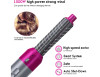5 IN 1 Hair Dryer Brush Hot Comb Air Volumizer Curler Straightener Curling Style Grey