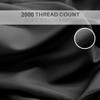 Nest Comfort - Ultra Soft 2000TC 4Pcs Sheet Set Flat Fitted Sheet&Pillowcase D/Q/K/KS/S