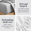 Nest Comfort - Ultra Soft 2000TC 4Pcs Sheet Set Flat Fitted Sheet&Pillowcase D/Q/K/KS/S