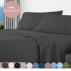 Nest Comfort - Ultra Soft 2000TC 4Pcs Sheet Set Flat Fitted Sheet&Pillowcase D/Q/K/KS/S