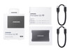 SAMSUNG T7 2TB PORTABLE USB-C SSD, UP TO 1050MBs R/W, GREY, USB-C, 3YR WTY