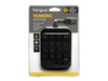 TARGUS AKP10US, NUMERIC KEYPAD FEATURING FULL SIZED KEYS FOR INCREASED ACCURACY, CORDED