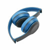 Noise Cancelling Wireless Headphones Bluetooth 5 earphone headset with Mic -Blue