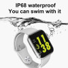 Bluetooth Smart i Watch Series 6 44mm- Waterproof W26 iPhone iOS Android Sports Band