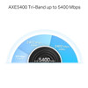 TP-LINK DECO AXE5400 MESH WI-FI 6E TRI-BAND SYSTEM, 2.5GbE(2), GbE(1), 2-PACK, 3YR