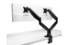 KENSINGTON PREMIUM DUAL MONITOR ARM, UP TO 32" & 9KG, H/ADJ, VESA 75x75, 100x100 - BLACK