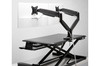 KENSINGTON PREMIUM DUAL MONITOR ARM, UP TO 32" & 9KG, H/ADJ, VESA 75x75, 100x100 - BLACK