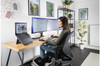 KENSINGTON PREMIUM DUAL MONITOR ARM, UP TO 32" & 9KG, H/ADJ, VESA 75x75, 100x100 - BLACK