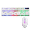 104 Keys USB Wired Gaming Keyboard and 2400 DPI Gaming Mouse Set RGB Backlight