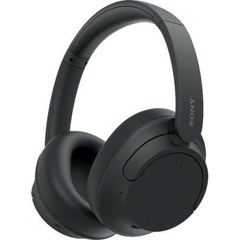 Sony WH-CH720N Wired/Wireless Over-the-ear Stereo Headset - Black - Google Assistant, Alexa - Binaural - Ear-cup - 1000 cm - Bluetooth - 325 Ohm - 20 Hz to 20 kHz - 120 cm Cable - Noise Canceling - Mini-phone (3.5mm)