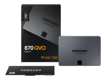 SAMSUNG (870 QVO) 4TB, 2.5" INTERNAL SATA SSD, 560R/530W MB/s, 3YR WTY SAMSUNG (870 QVO) 4TB, 2.5" INTERNAL SATA SSD, 560R/530W MB/s, 3YR WTY