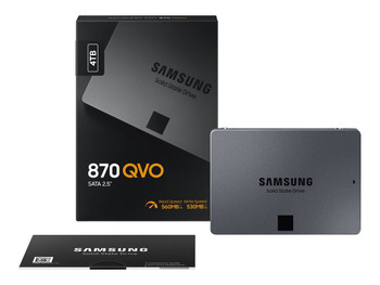 SAMSUNG (870 QVO) 4TB, 2.5" INTERNAL SATA SSD, 560R/530W MB/s, 3YR WTY