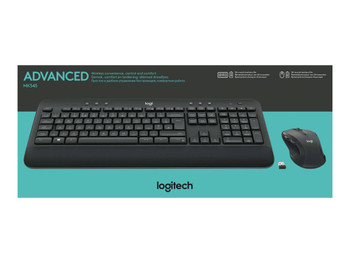 LOGITECH MK545 ADVANCED WIRELESS KEYBOARD AND MOUSE COMBO UNIFYING RECEIVER  - 1YR WTY
