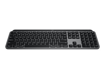 LOGITECH MX KEYS WIRELESS KEYBOARD,ILLUMINATED,UNIFYING RECEIVER,BT,GREY,FOR MAC ONLY- 1YR