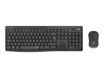 LOGITECH MK295 WIRELESS SILENT KEYBOARD AND MOUSE COMBO, 2.4GHZ USB RECEIVER - 1YR WTY