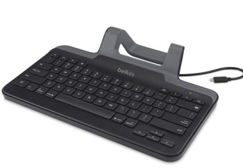 BELKIN WIRED TABLET KEYBOARD W/ STAND FOR IPAD (LIGHTNING CONNECTOR)